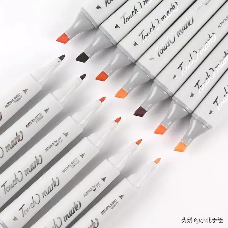 马克笔绘画初学者该用哪种马克笔,马克笔简单调色理论