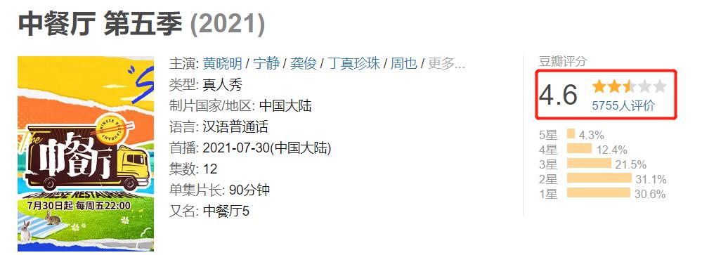 中餐厅第5季黄晓明宁静还有哪3位,中餐厅5宁静拷问黄晓明时吃的啥