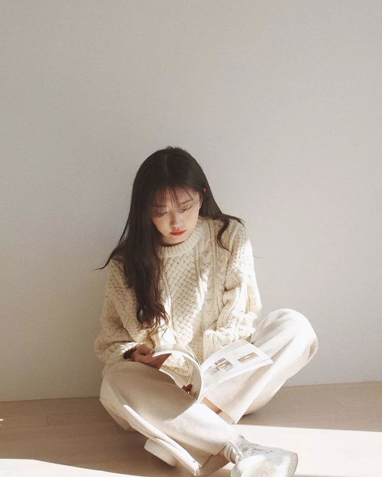 韩国冬季穿搭街拍模特,韩国ins网模穿搭