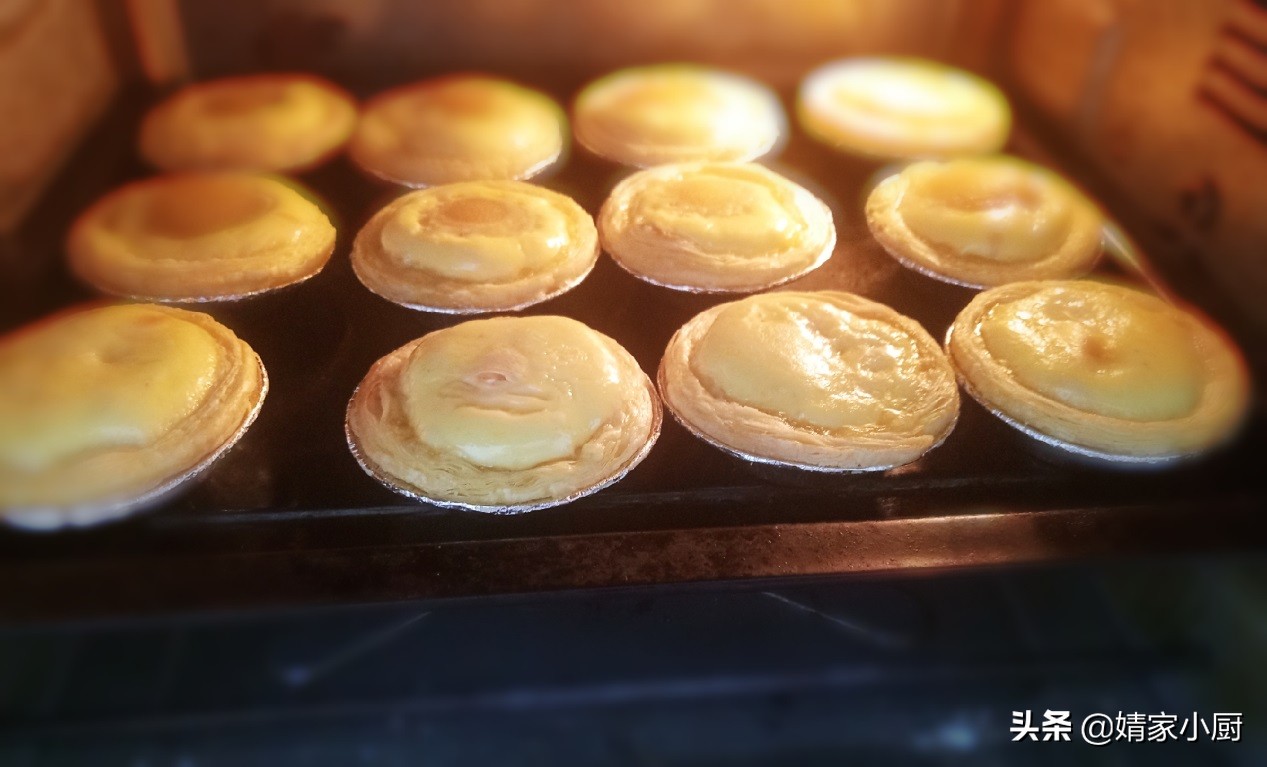 无奶油嫩滑蛋挞液做法,无奶油版蛋挞皮
