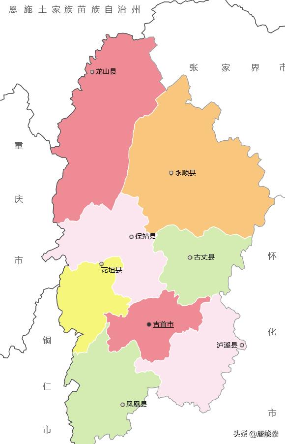 怀化市和吉首市哪个面积大,怀化与周边哪些地方交界