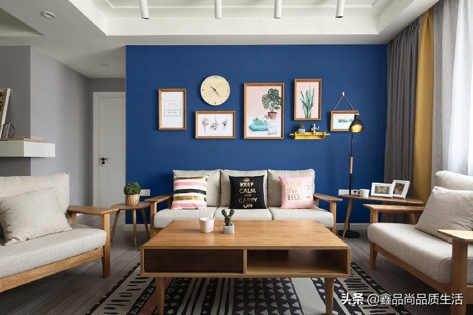 126平三居室北欧风简约又文艺,舒适北欧慵懒而惬意的小资生活