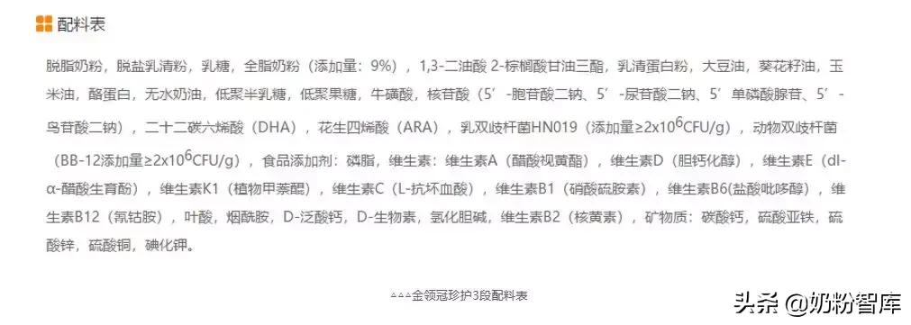 国产奶粉opo含量最高的一款,奶粉二代opo和三代opo棕榈酸含量