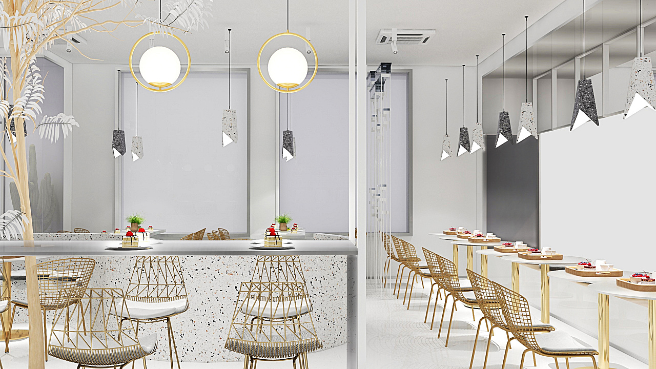 奶茶店装修视频简单大气,奶茶店装修最简单最好看的