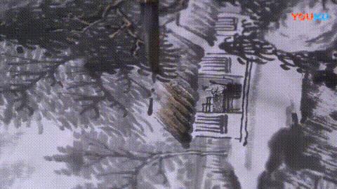 临摹山水画步骤曾刚教程,工笔山水画上色步骤视频