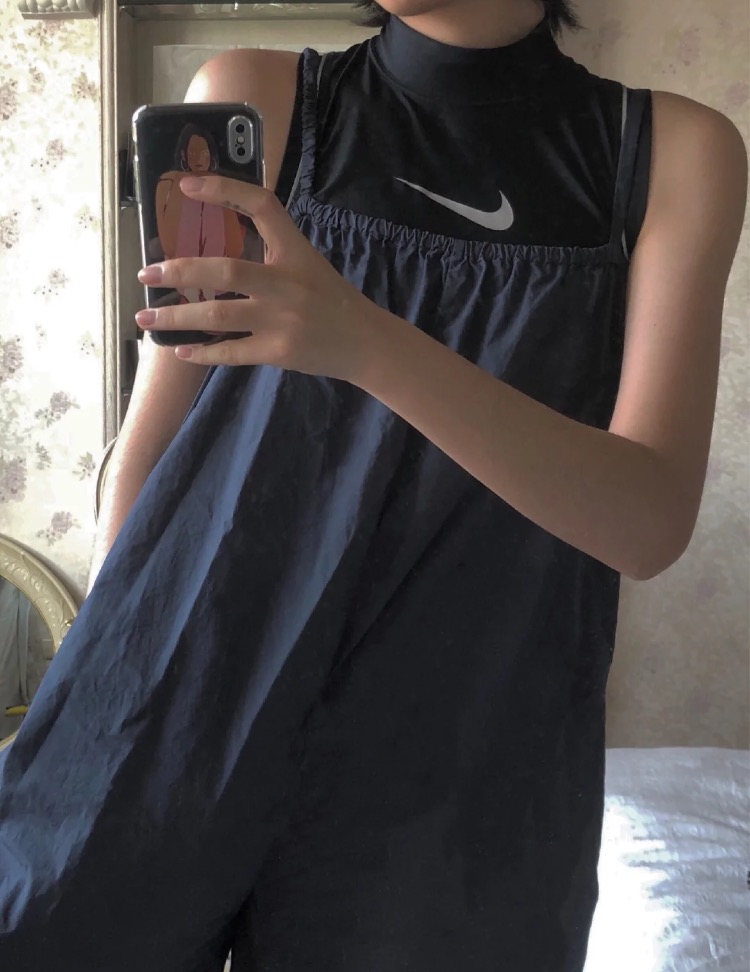 健身房穿搭内衣,健身房nike穿搭173cm