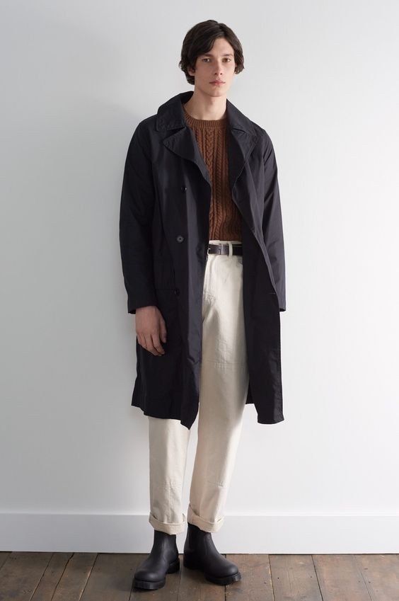 高筒切尔西靴男搭配高级感,高个子高筒切尔西靴推荐