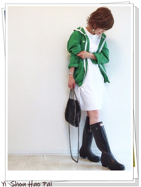 没有雨靴怎么防雨,防水冬季雨靴怎么搭配好看