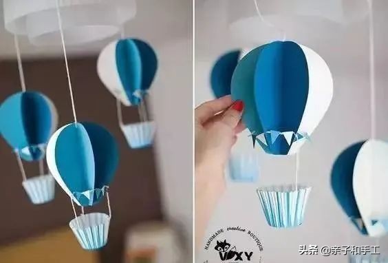 幼儿园气球手工贴画,创意手工气球印画