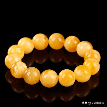 新老蜜蜡,蜜蜡鉴别用灯光照真假对比