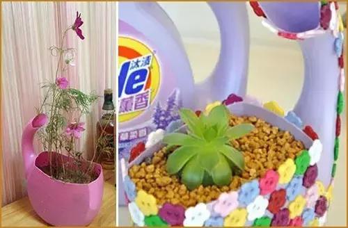 用老青砖挖空自制花盆的方法,塑料瓶自制免浇水的花盆方法