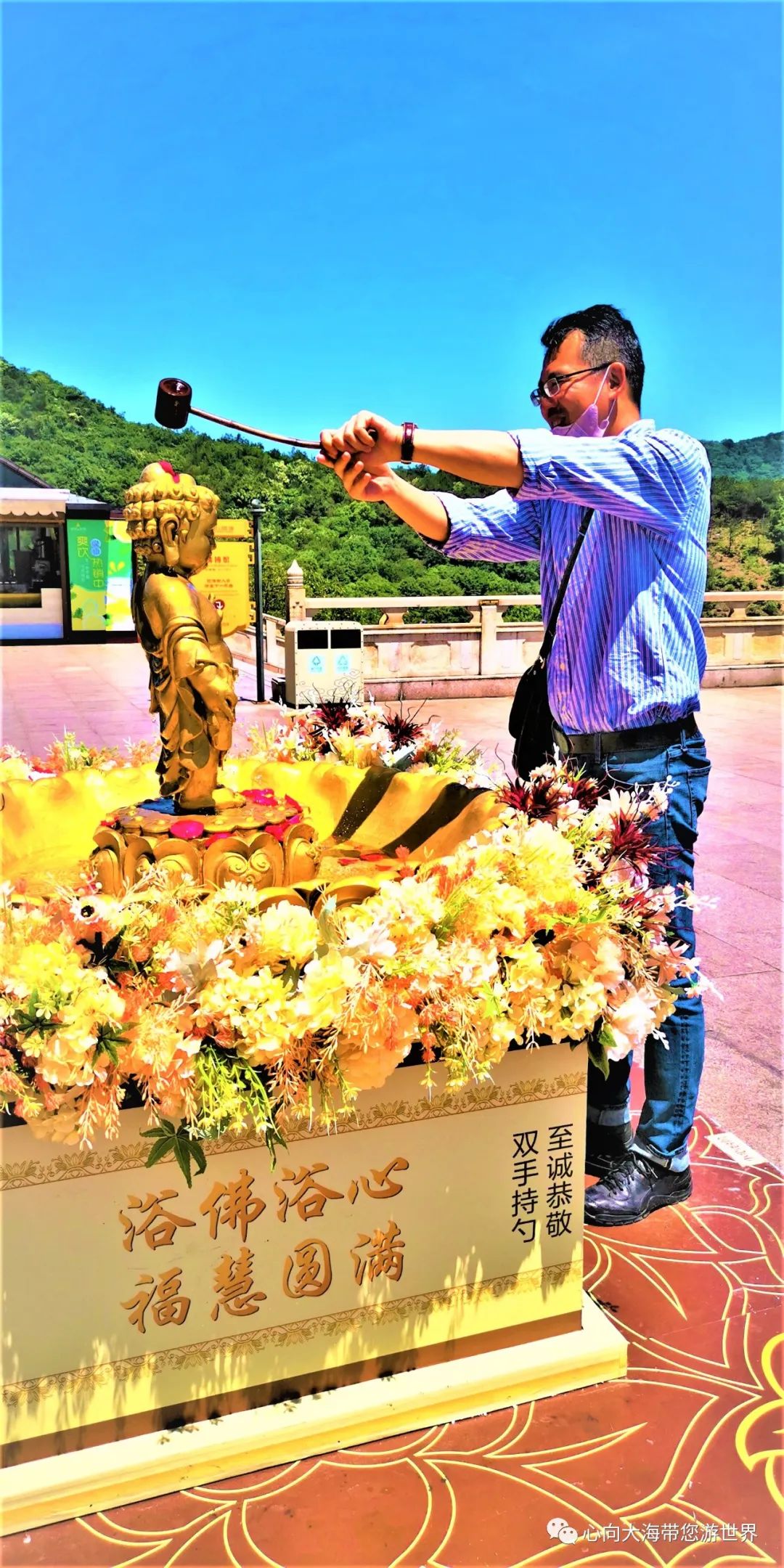 灵山大佛拜佛视频,灵山大佛震撼视频