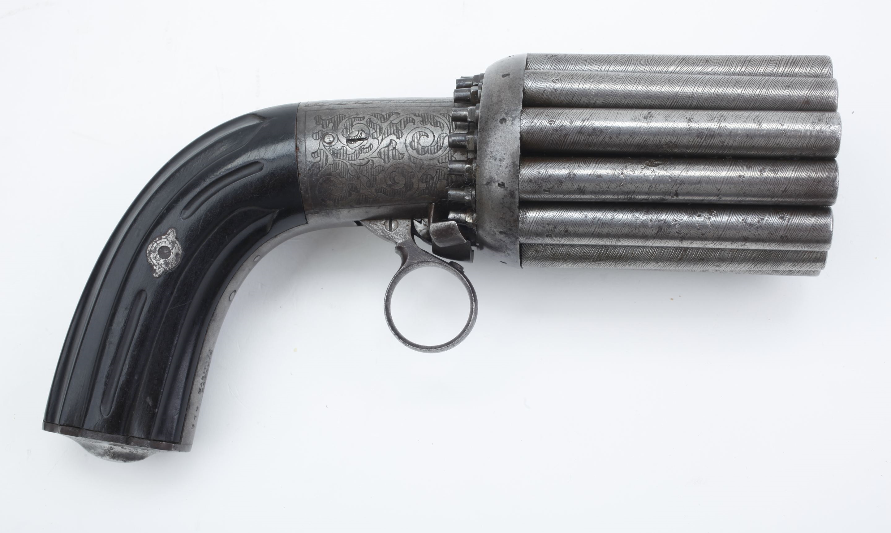 胡椒瓶双管手枪,胡椒盒转轮手枪