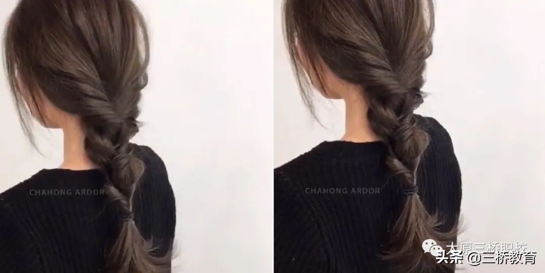 简单编发学生,手残党都会的编发教程学生