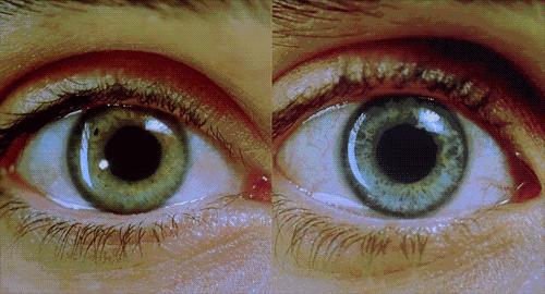 吸毒瞳孔的变化,吸毒和正常人瞳孔对比图