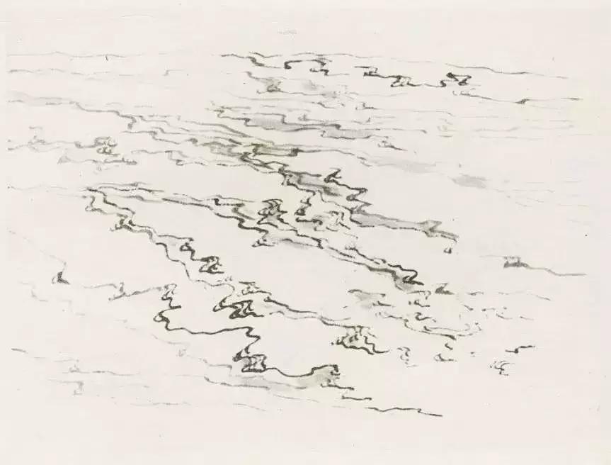 中国画技法入门怎样画水,画水中国画