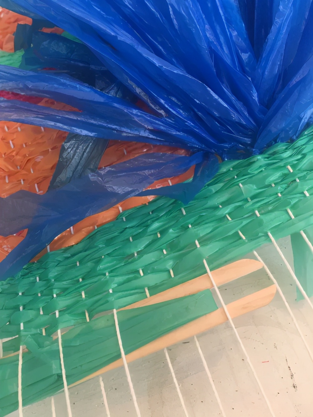 有塑料袋的手工,用塑料袋做的手工活