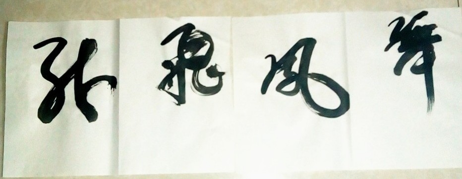 书法龙图腾作品,书法图腾