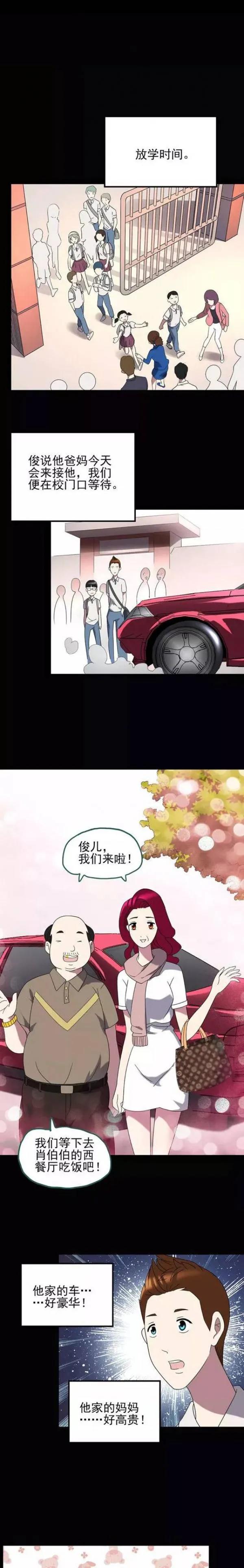 变脸人性漫画,穷小子变有钱的人性漫画