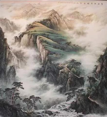 曾刚国画山水技法4,曾刚雪景国画山水画图片