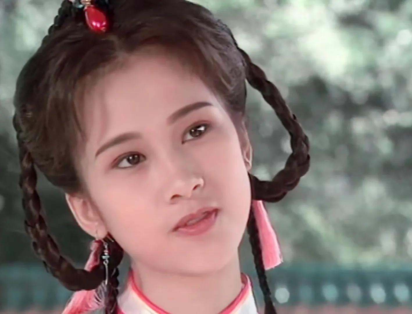 港台女星古装头饰,港剧古装小辫子发型