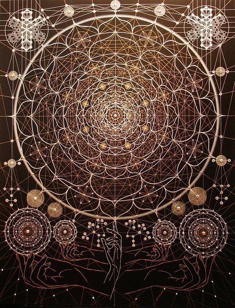 神秘且惊艳图案,视觉盛宴的几何图