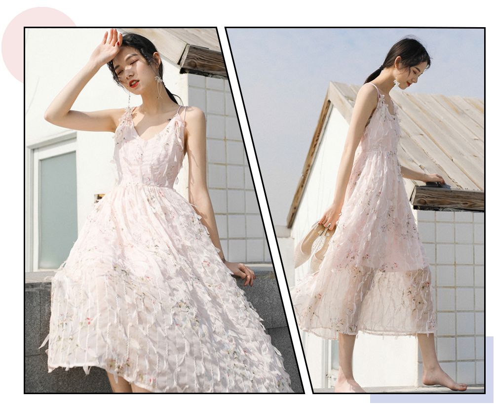 小姑娘裙子是越穿越透气了！这些裙子仙气太重，画面美得不敢看