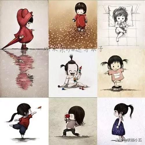 一个父亲给大家展示女儿画的画,给妈妈画一幅世界上最漂亮的画