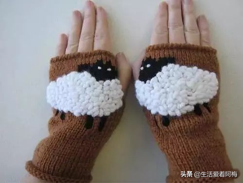 0-6个月的手套编织教程,冬季保暖简约手套编织视频教程