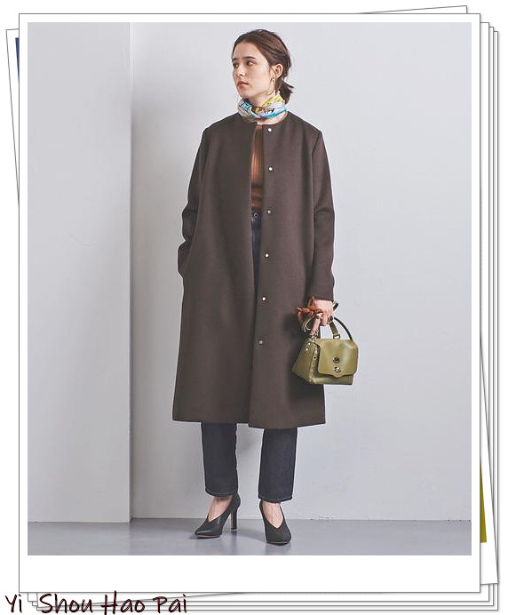 10款纯色系大衣的配色方案,5种颜色大衣25种日系look内搭