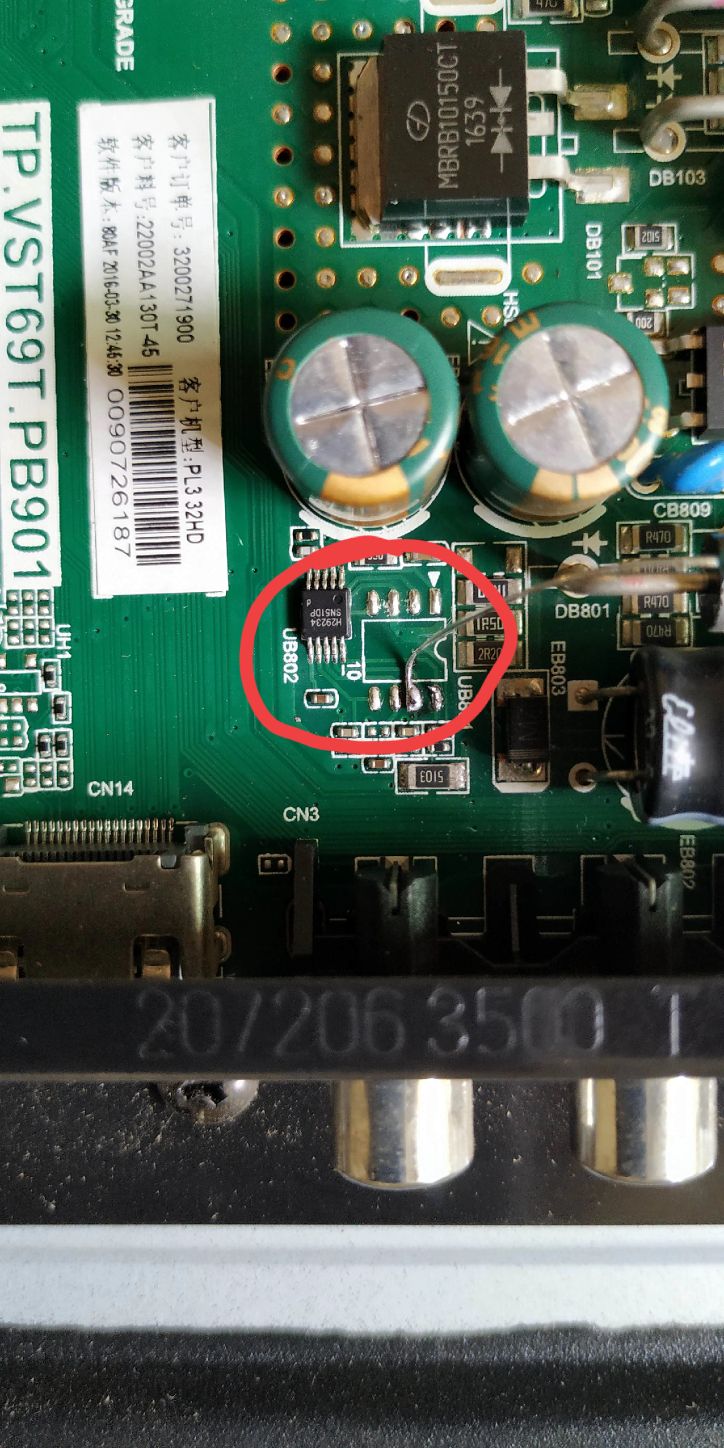 海尔ld32u3100无背光修理,海尔ld32u3100背光电源故障