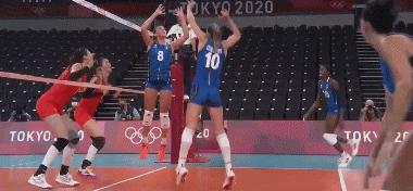 中国女排vs意大利完整版,中国女排首局轻松胜日本女排