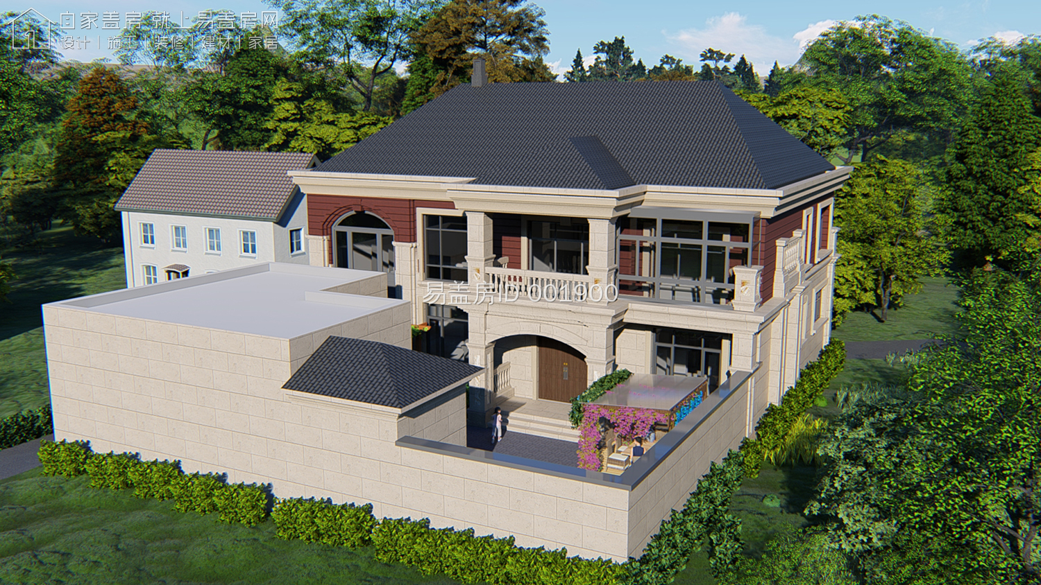 河北邯郸农村双拼二层别墅,邯郸农村二层半别墅设计图