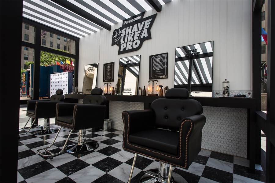 松下电动理发,理发店体验模式