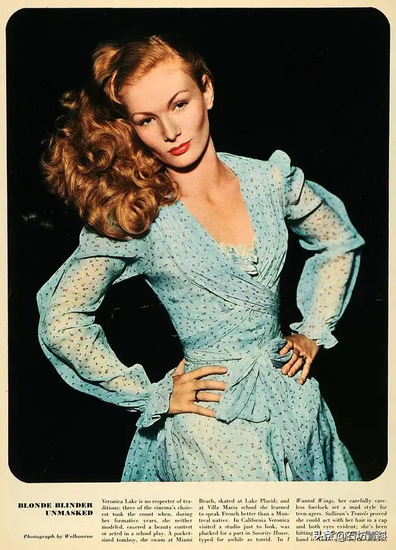 性感*物尤**维洛妮卡·莱可好莱坞唯一靠*猫猫躲**发型成名的女星