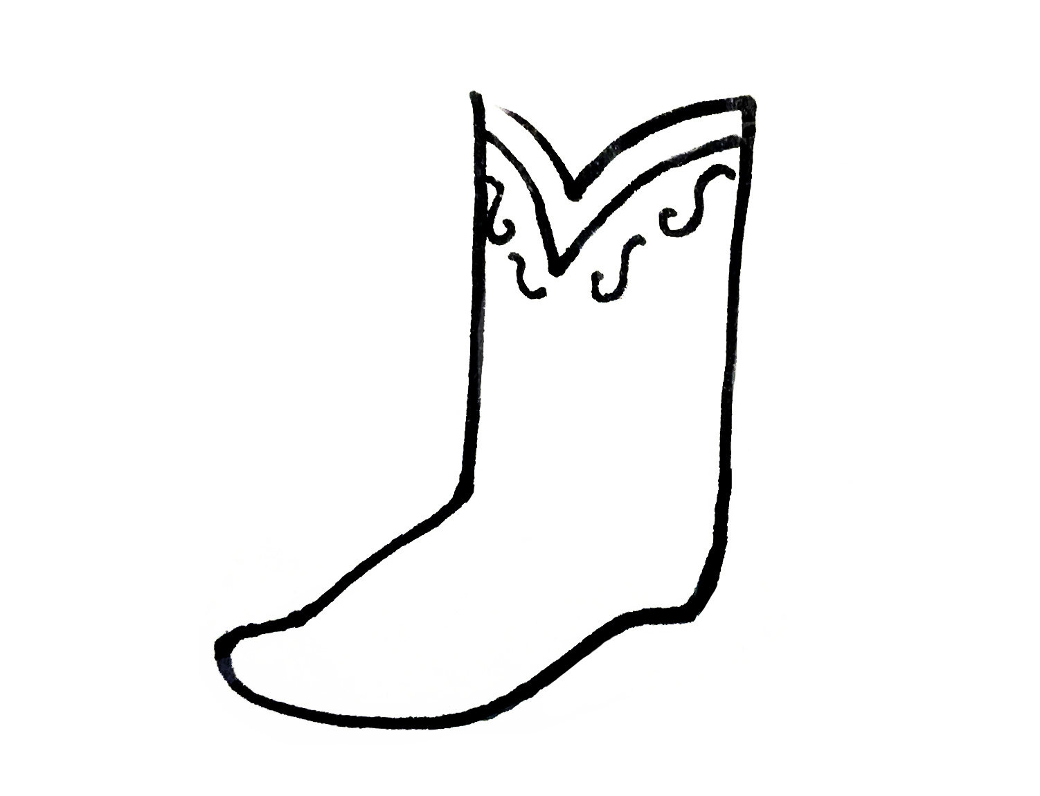 鞋简笔画又简单又漂亮,各种各样的鞋简笔画