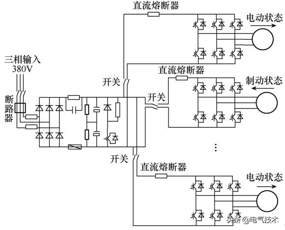 采用共直流母线技术，可提高油田抽油机的出油量和电机寿命
