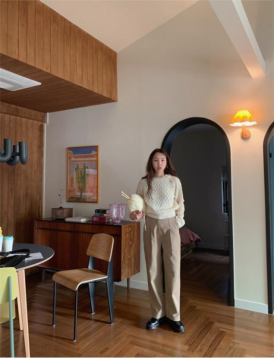 18套俏皮的保暖穿搭,韩国街拍穿搭冬季保暖