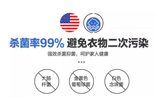 美国洗衣机泡腾片,免拆机洗衣机槽泡腾片