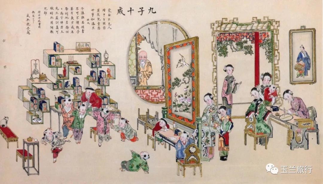 杨柳青木版年画传承及彩绘实践,100幅怀旧杨柳青年画欣赏