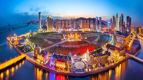 大连旅游星海湾大桥,大连旅游第一站星海广场