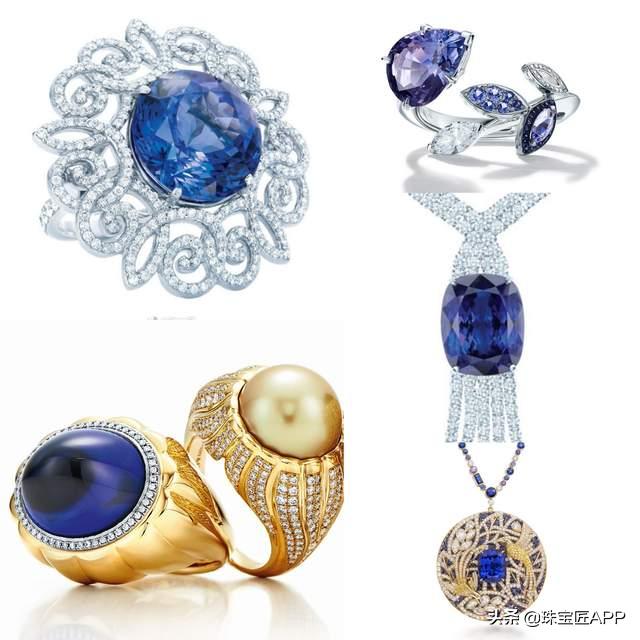 坦桑石首饰排行榜,大牌坦桑石珠宝