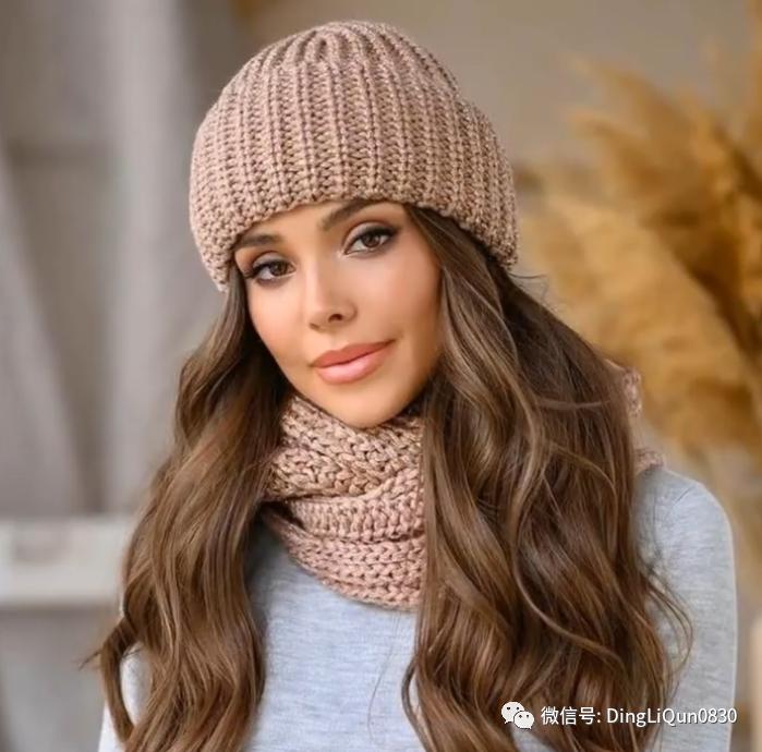 针织帽子简单款好看的,纯手工针织年轻人戴的帽子教程