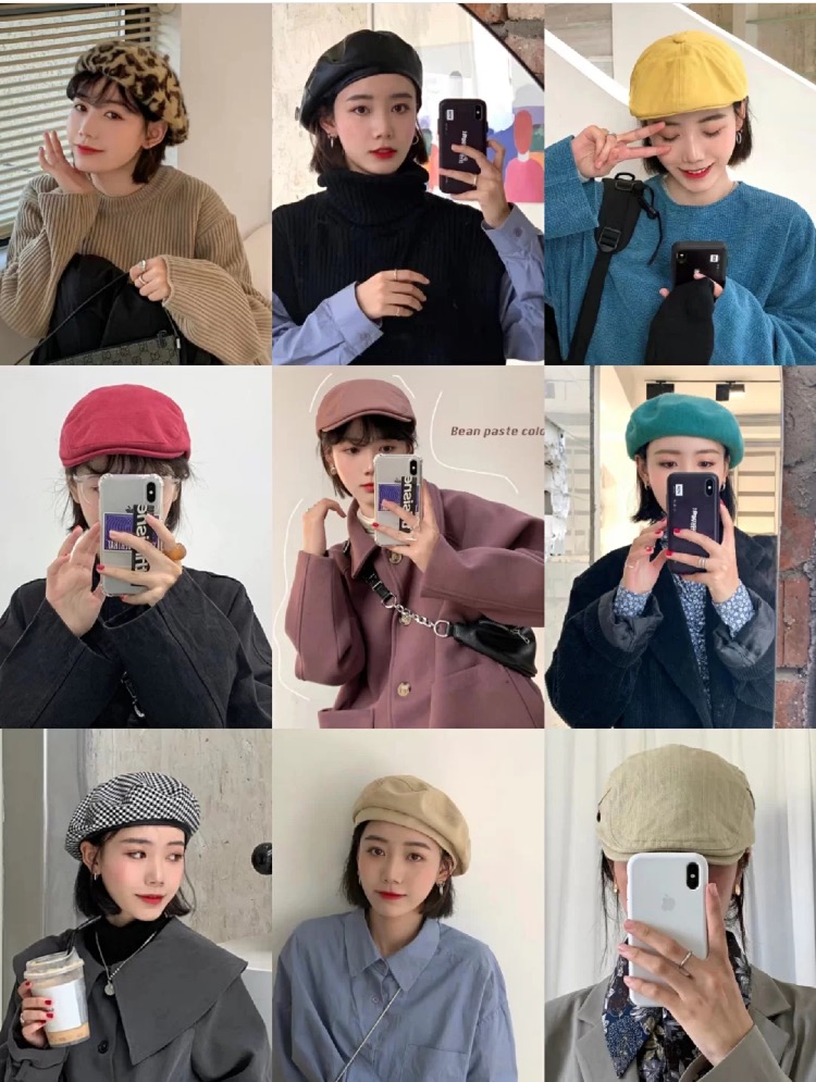 推荐几款好的帽子,比较适合长脸的帽子店铺