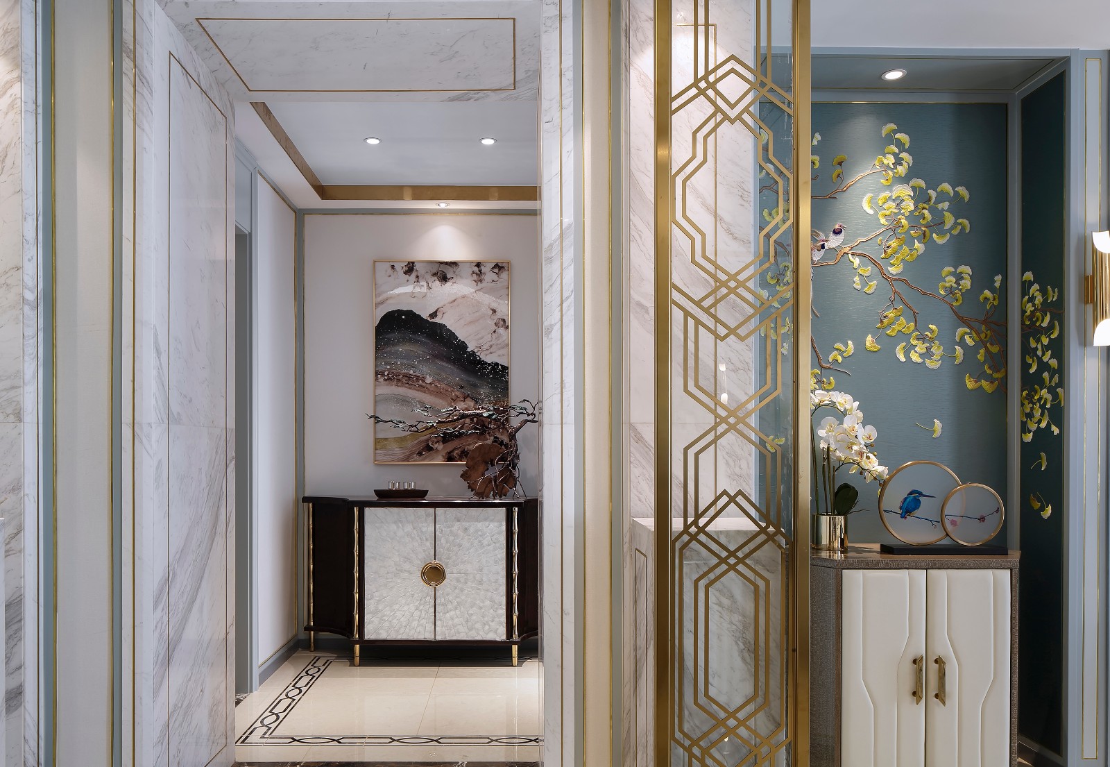 126平方轻奢设计,230平米轻奢设计图