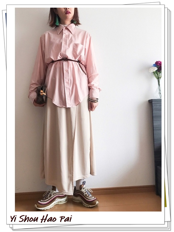 airmax配什么鞋好看,轻熟风搭配白色运动鞋