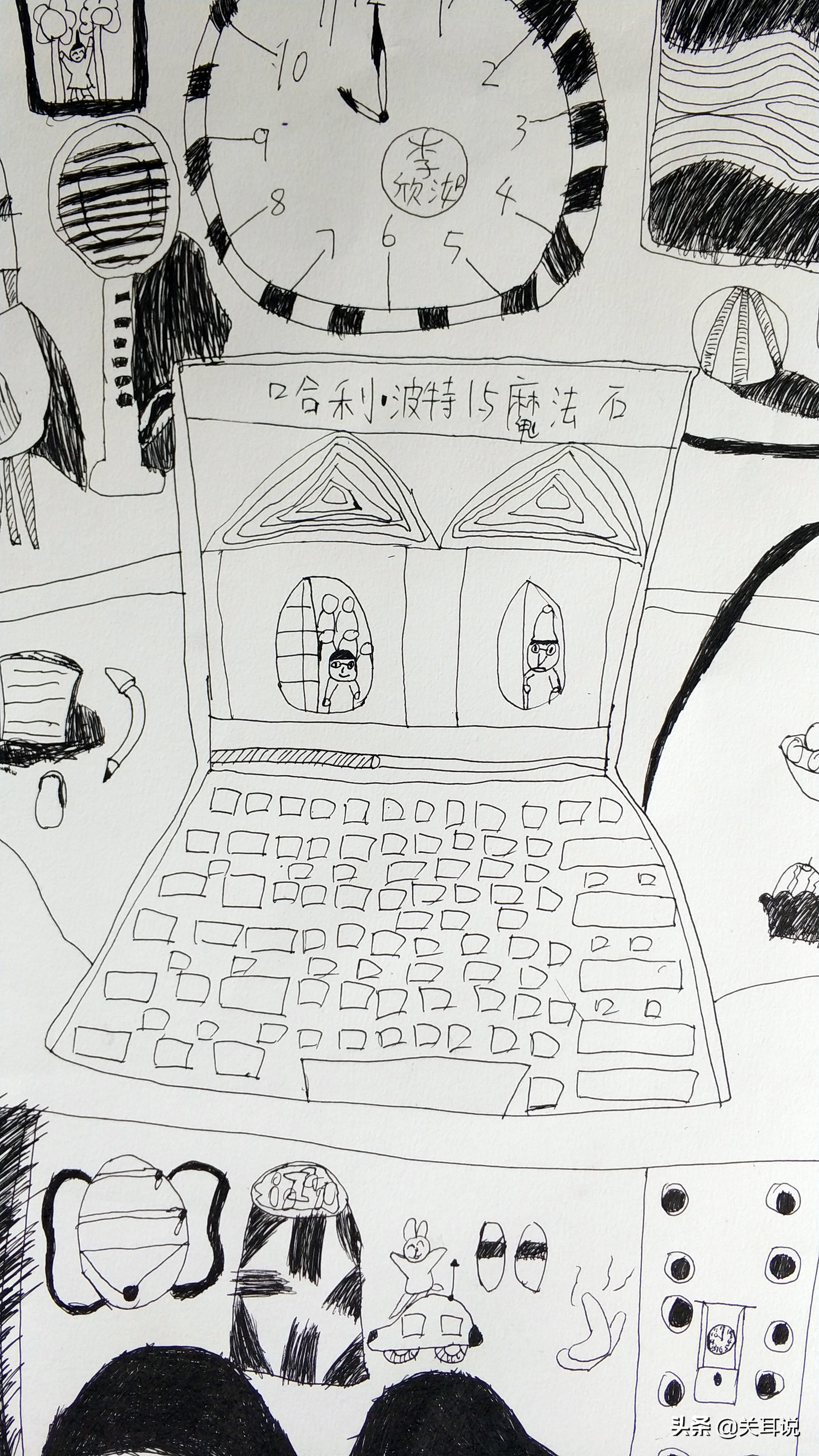 关耳说画,绘画中虚实的运用