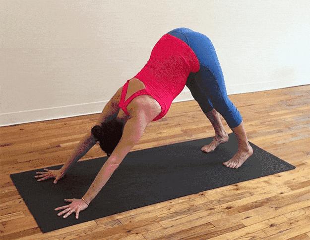 瑜伽倒立排毒养颜,每天坚持几分钟瑜伽倒立美容养颜