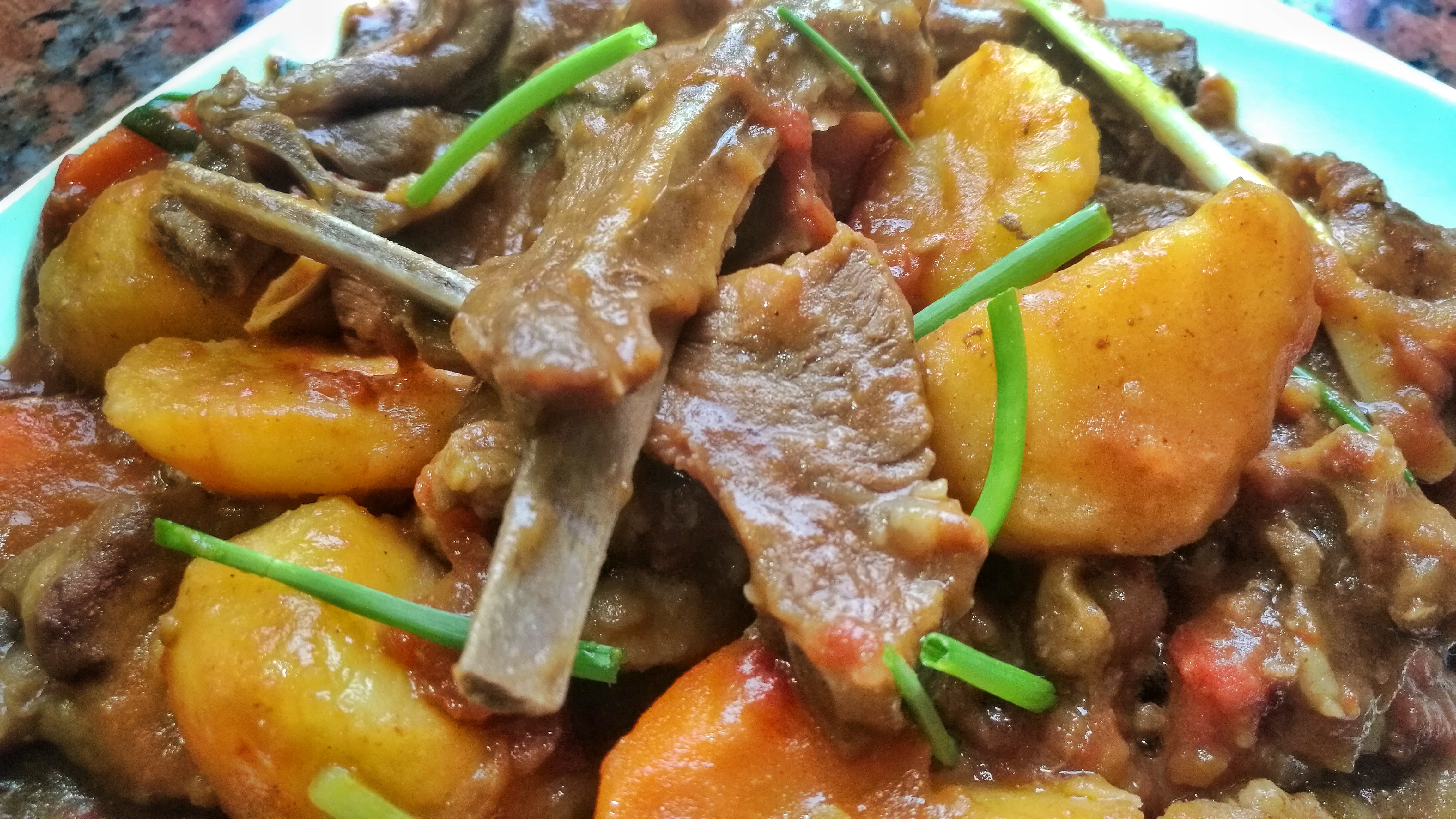 咖喱羊排简单做法,中西合璧烤羊排