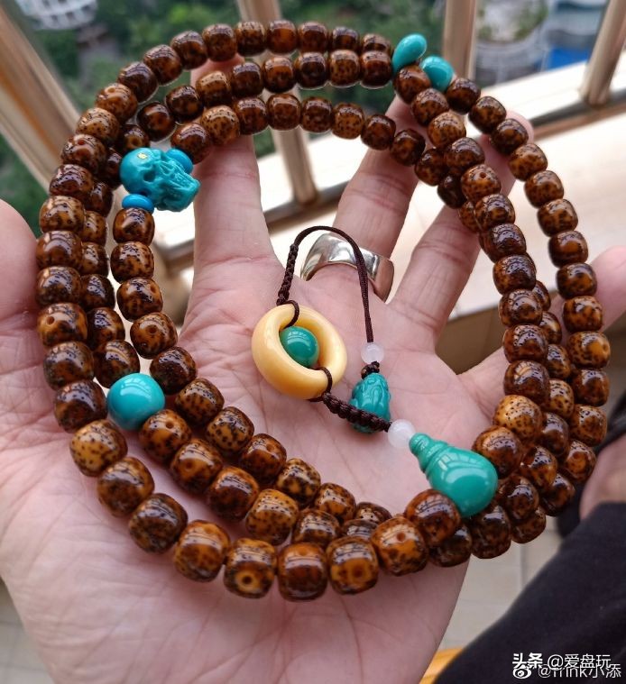 强迫症凤眼菩提,玉化星月盘玩后的效果